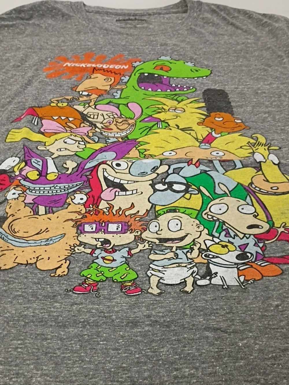 Nickelodeon Multicolor Rugrats Character Tee - Grey